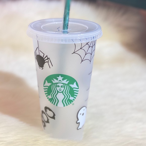 Starbucks Custom ☠️ Halloween Icon Frosted Tumbler - Picture 14 of 14